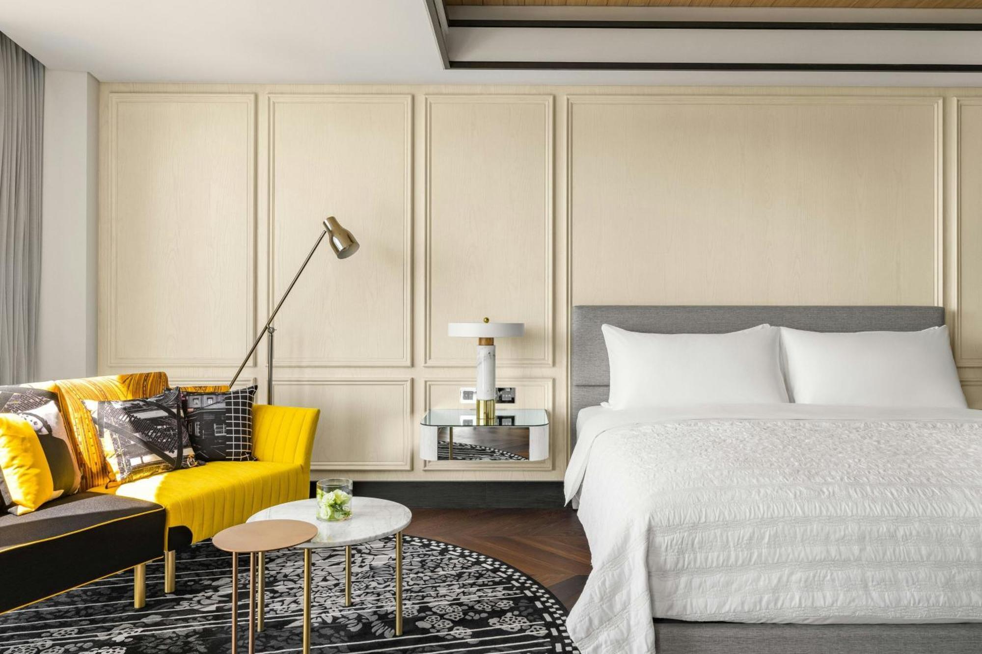 Le Meridien 台中市 エクステリア 写真 A guest room at the hotel